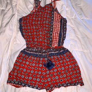 RED ROMPER